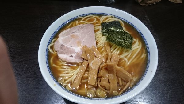「ラーメン(中盛)」@中華そば べんてんの写真