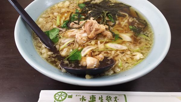 「元祖鳥中華」@手打ち 水車生そばの写真