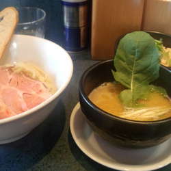 特製白湯つけめん(980円)＋炊き込みご飯(200円)