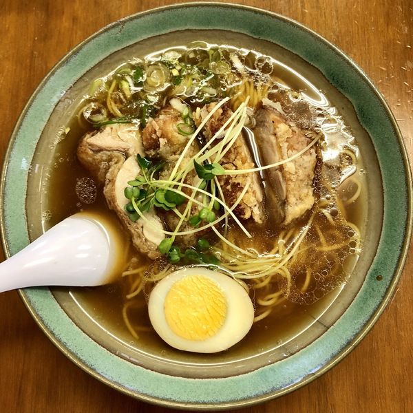 「鳥そば (600円)」@闘牛の写真