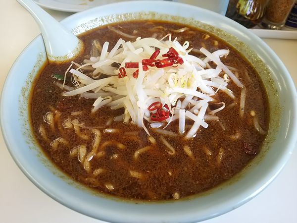 「台湾ラーメン　（大盛り：サービス券）」@くるまやラーメン 松本渚店の写真