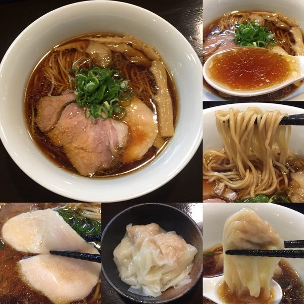 「醤油らぁ麺750円他」@らぁ麺 すぎ本の写真