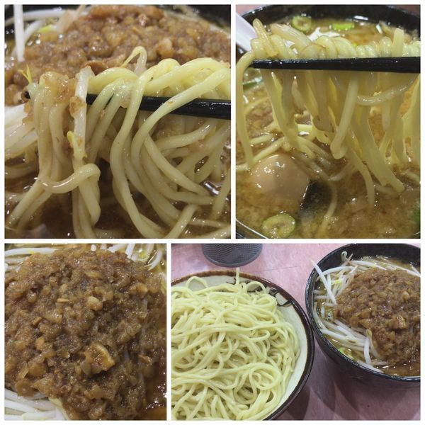 「もりそば 740円＋ 背脂もやし 100円」@所沢大勝軒の写真