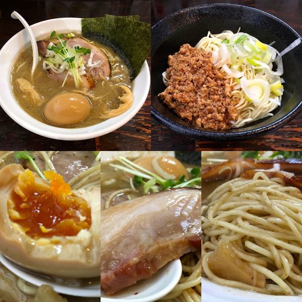 「濃厚煮干らーめん＋万能替玉（スパイシー辛）」@麺屋 一寸星の写真