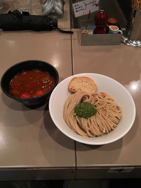 「海老トマトつけ麺」@つけ麺 五ノ神製作所の写真
