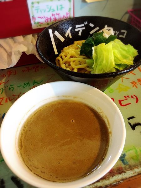 「つけ麺(大盛り)￥650」@ハイデン.コッコFACTORYサマンサ・タマサの写真