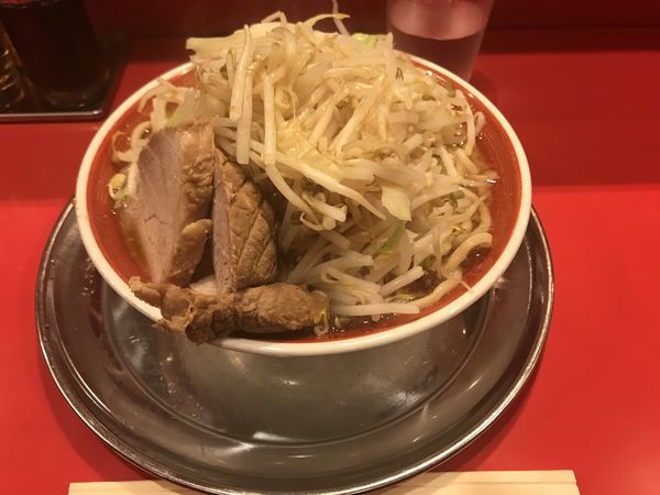「小ラーメンヤサイマシカラメ」@ラーメンタロー 五反田の陣の写真