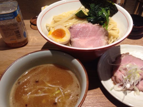 「鶏白湯つけ麺 + チャーシュー」@饗膳麺 昌㐂の写真