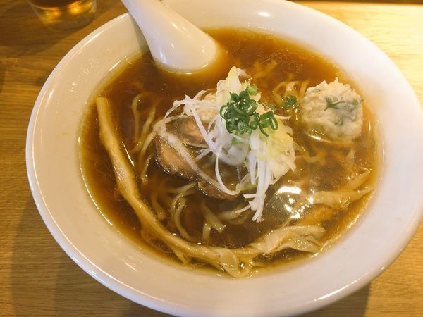 「醤油ラーメン 縮れ麺  ➕ 和え玉」@中華蕎麦 あお木の写真