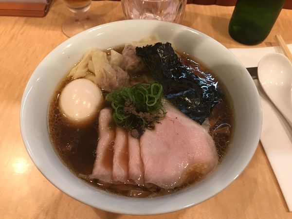 「チャーシューワンタン味玉」@Japanese Soba Noodles 蔦の写真