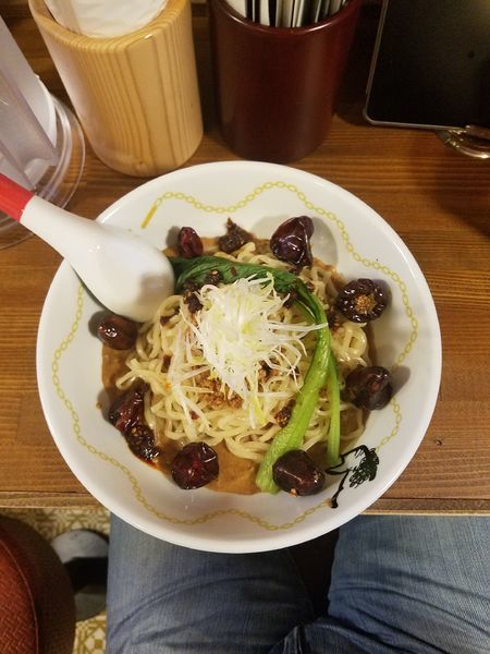 「激辛濃厚汁なし担々麺 1150円」@カンフーキッチン 神田店の写真