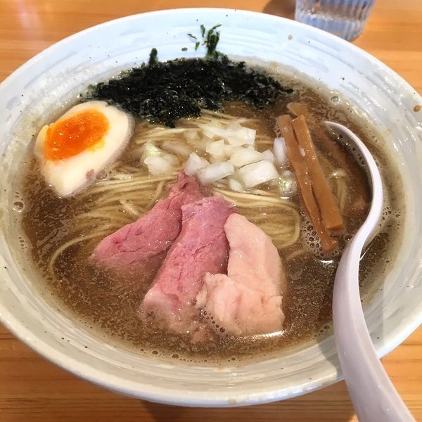 「煮干らぁ麺 ＋ 味付き替え玉」@麺屋 さくら井の写真