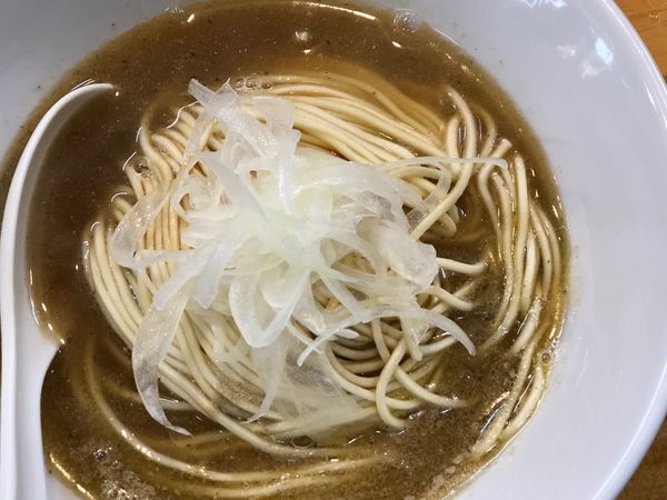 「醤油ソバ(裏かけ)＋和え玉＋味玉 950円」@煮干中華ソバ イチカワの写真