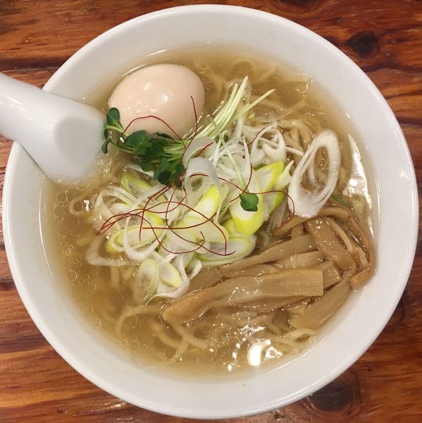 「朝の部 塩ラーメン」@つけめん TETSU 所沢店の写真