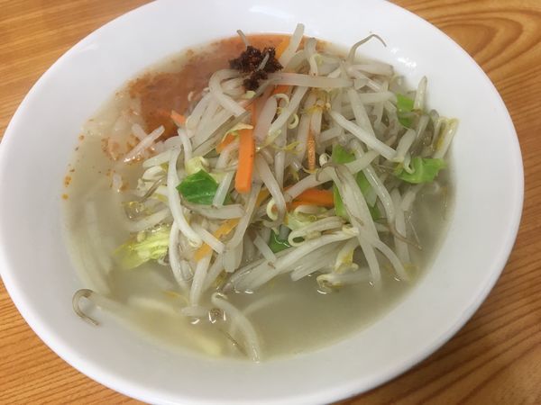 「鶏塩辛タンメン」@富白 御徒町本店の写真