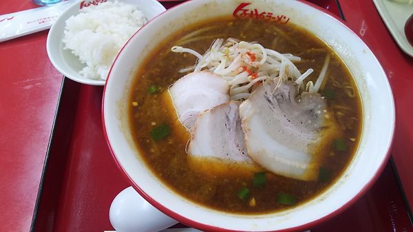 「たいわんラーメン」@くるまやラーメン 浦和中島店の写真