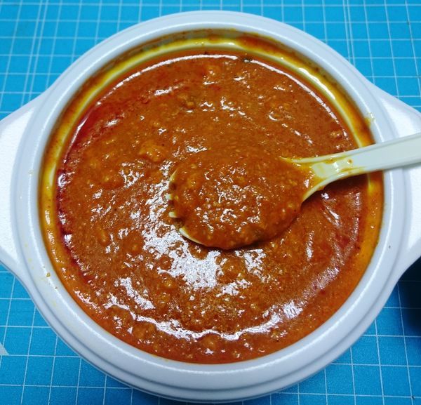 「キーマカレー＆ライス(テイクアウト)  500円」@ナマステ上野キッチンの写真