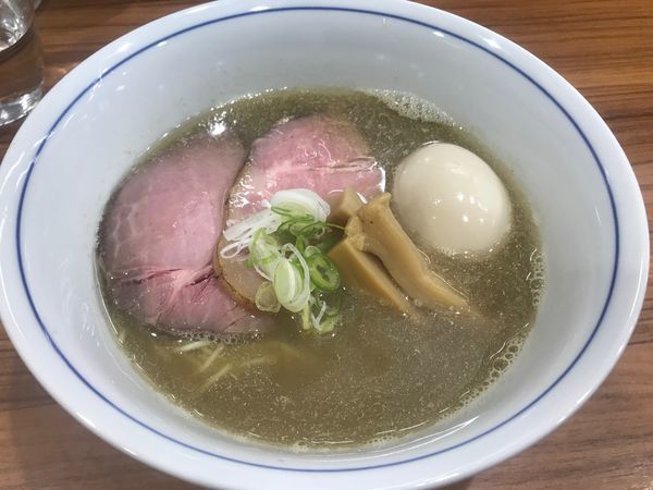 「味玉中華そば 味付き替え玉」@中華そば 西川の写真