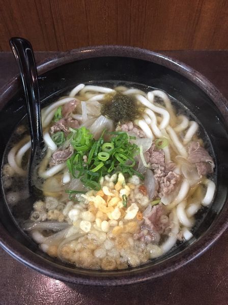 「肉うどん」@大一そば 天満店の写真