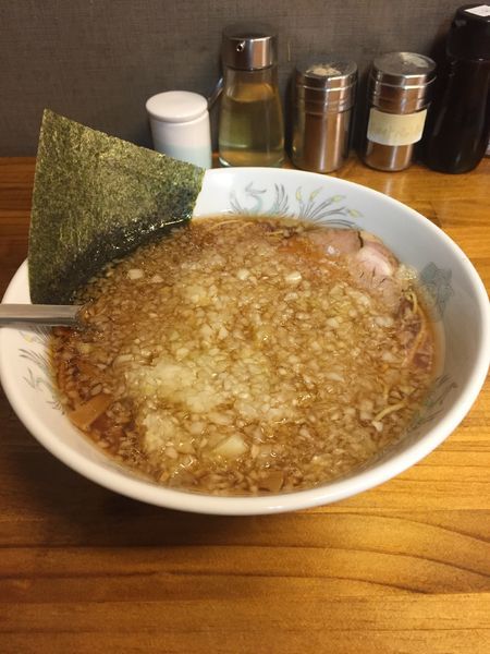 「薬味ラーメン」@元祖敏々亭 びんびんの写真
