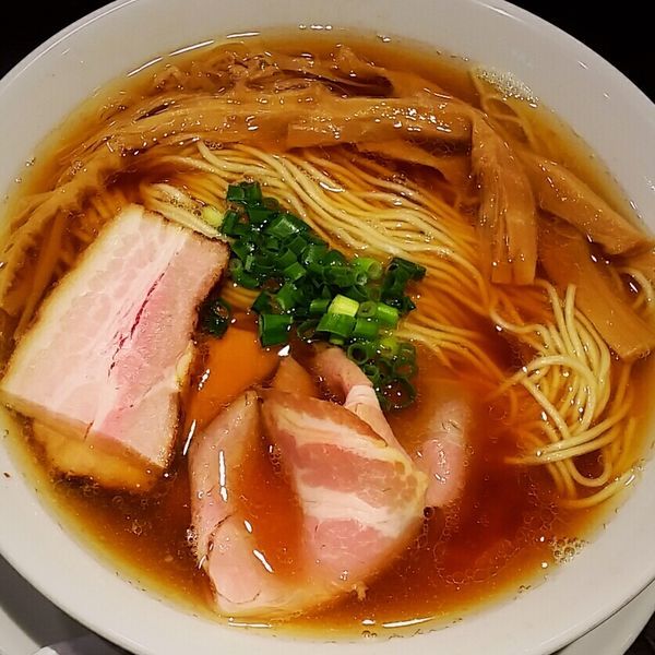 「【限定】煮干し中華そば　７８０円」@らーめん ちゃん亭の写真