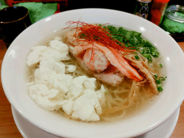 「【限定】蟹花上湯麺 ～豆腐淡雪仕立て～」@鯛塩そば 灯花 本店の写真