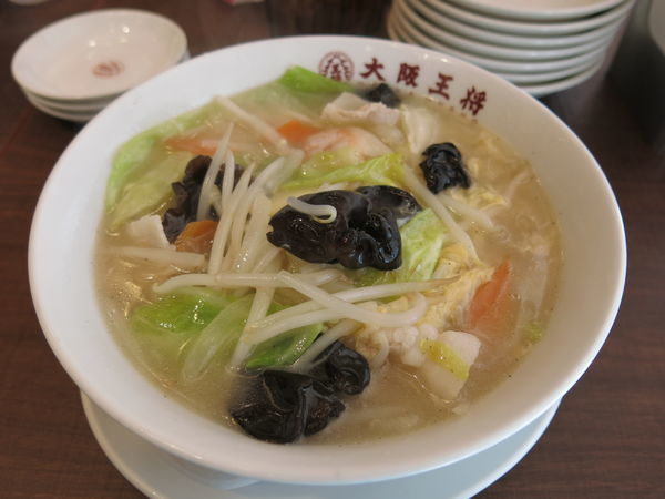 「ごちそうキャベツの大阪ちゃんぽん：790円」@大阪王将 南千住店の写真