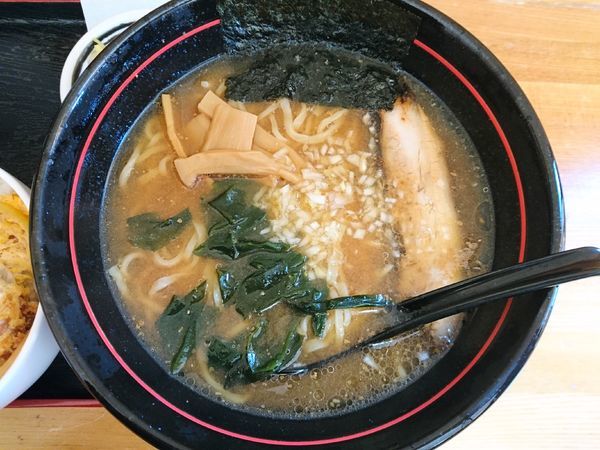 「味噌ラーメン（Eセット）」@あんじゅの写真