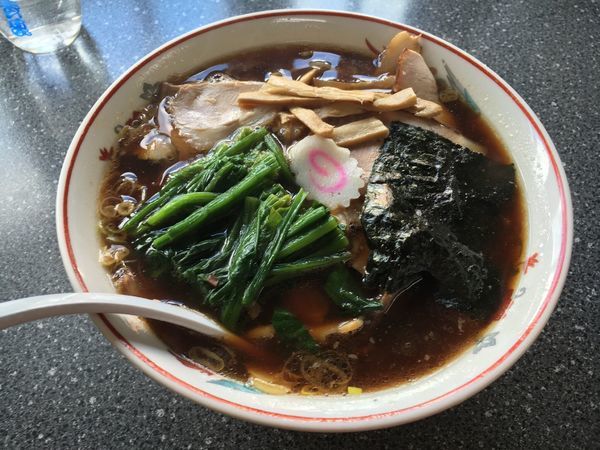 「青島チャーシュー ほうれん草」@青島食堂 南万代店の写真