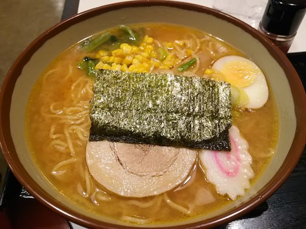「味噌ラーメン　（麺大盛り）」@花のれんの写真