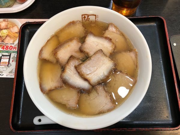 「豚肉ラーメン」@喜多方ラーメン 坂内 汐留シティセンター店の写真