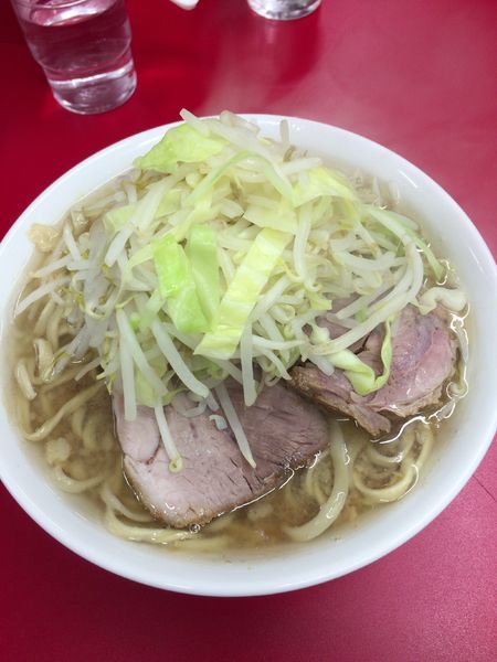 「小、少なめ固め」@ラーメン二郎 神田神保町店の写真