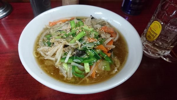 「肉ニラサンマーメン」@九州大分ラーメン 麺恋亭 中華街店の写真