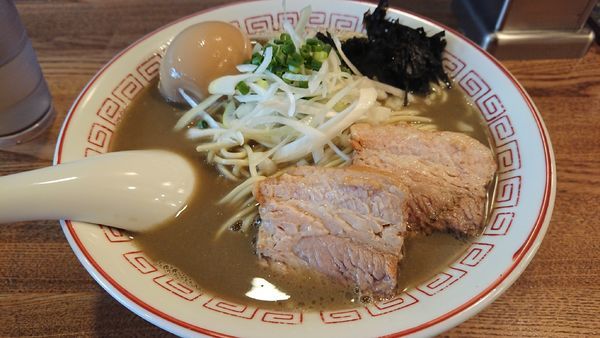 「濃厚煮干中盛＋味玉」@煮干中華そば専門 煮干丸の写真