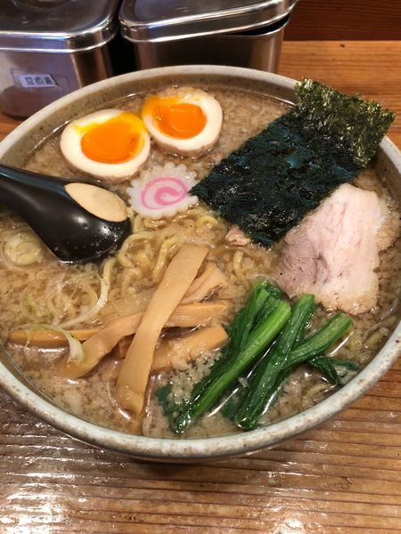 「ラーメンコッテリ大盛りたまご」@酒楽房 うさぎ家の写真
