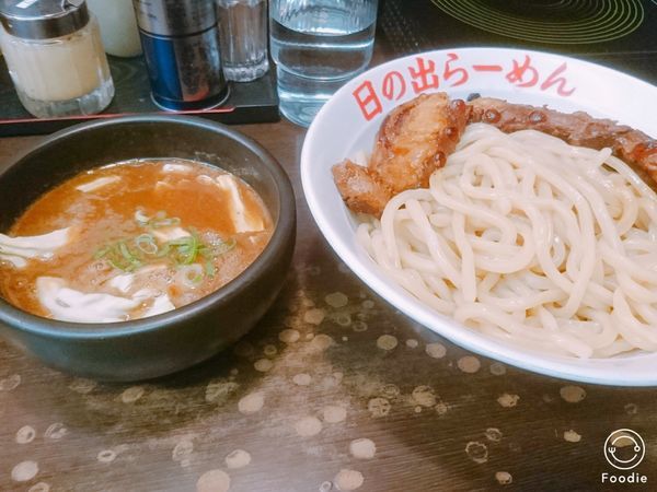 「炙りリブ 剛つけ麺 800円」@日の出らーめん 横浜桜木町本店の写真