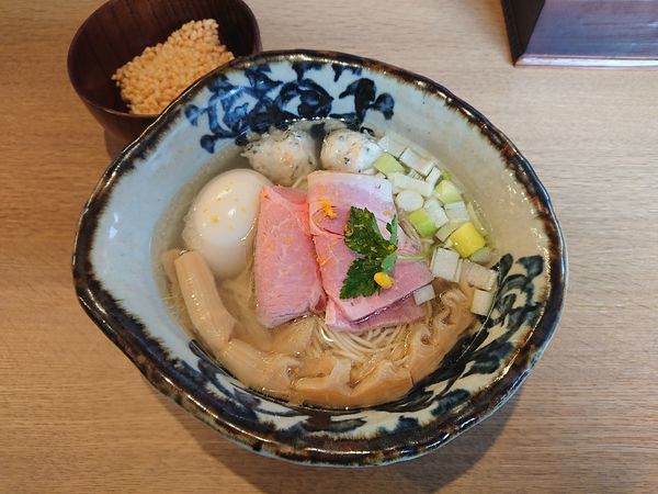 「特製ゆず塩そば 980円」@麺屋 椿丸の写真