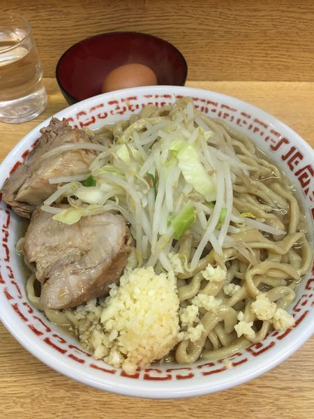 「小 いい卵」@ラーメン二郎 環七新新代田店の写真