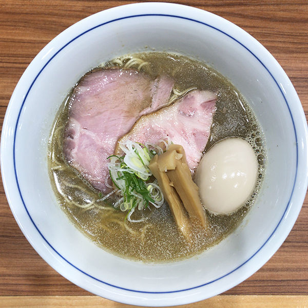 「味玉中華そば＋味付き替え玉」@中華そば 西川の写真