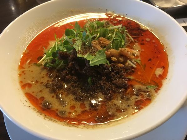 「担々麺 辛4 痺れ3」@四川担担麺 阿吽 湯島店の写真