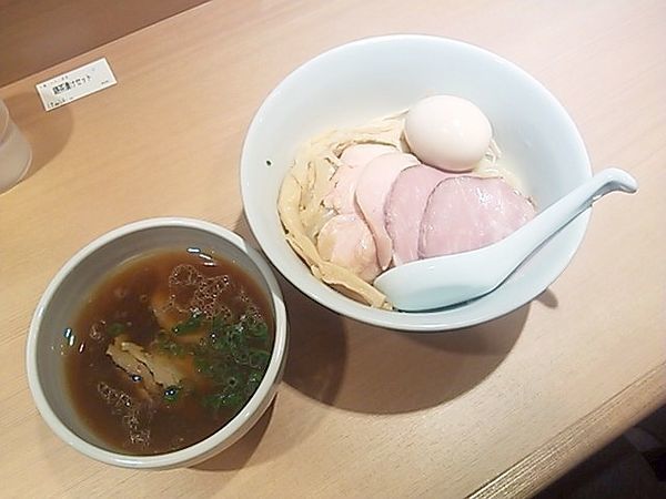 「特製つけ麺＋鶏茶漬けセット」@らぁ麺 はやし田 新宿本店の写真