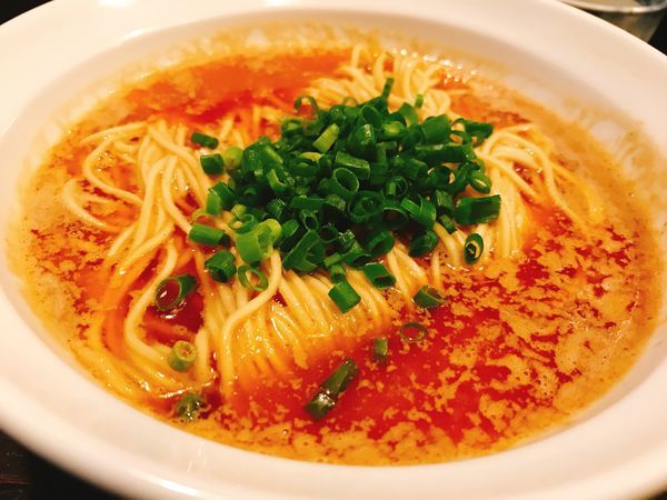 「甘海老と鮟肝の特濃かけ蕎麦」@灰汁中華 丿貫 福富町本店の写真