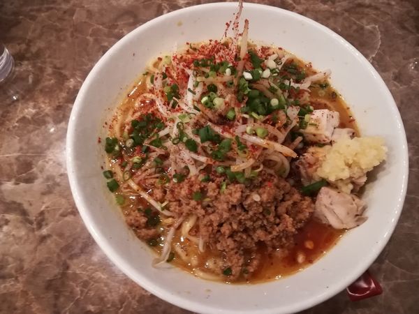 「めっちゃ辛！イヤーン♡（大盛）」@ら～めんつけ麺 えびすの写真