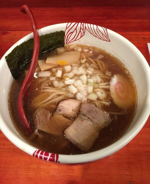 「居酒屋あす花限定  あじ煮干そば ¥850」@麺処 あす花の写真