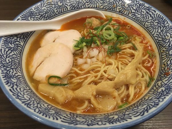 「旨辛焦がしニンニク鶏白湯そば」@濃厚鶏そば たけいちの写真