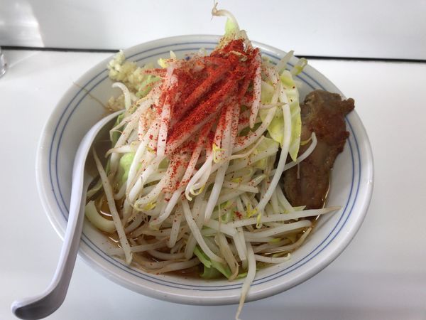 「鶏郎 中盛(800円)→平日ランチサービス(750円)」@ラーメンKAZE 本店の写真