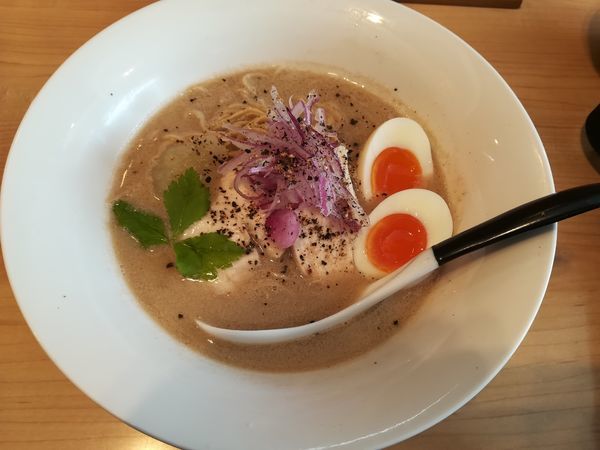 「1/27限定真鯛そば950円、鯛飯300円+クーポンで味玉」@麺屋Mの写真