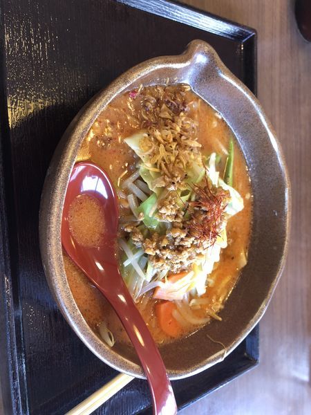 「信州辛味噌野菜ラーメン」@蔵出し味噌 麺場 田所商店 城陽店の写真