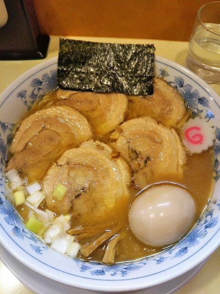 「チャーシュー麺1050円＋味玉100円」@東池袋大勝軒 木更津店の写真