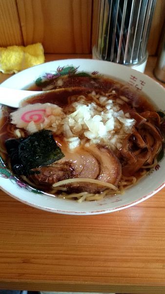 「ラーメン（５５０円）」@らーめん おゆうの写真